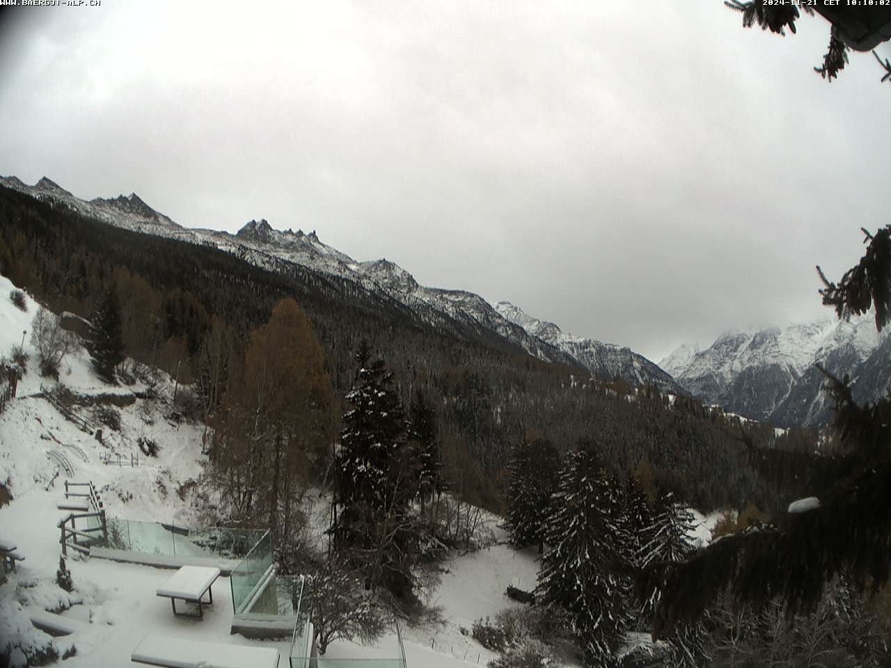 Webcam Bärgji Grächen Walliser Alpen mit Matterhorn